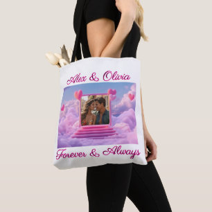 Erstellen Sie Ihr eigenes romantisches Herz-Fotote Tasche