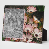 Erstellen Sie Ihr eigenes rosa African Daisy Blume Fotoplatte (Seite)