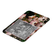 Erstellen Sie Ihr eigenes rosa African Daisy Blume Magnet (Linke Seite)