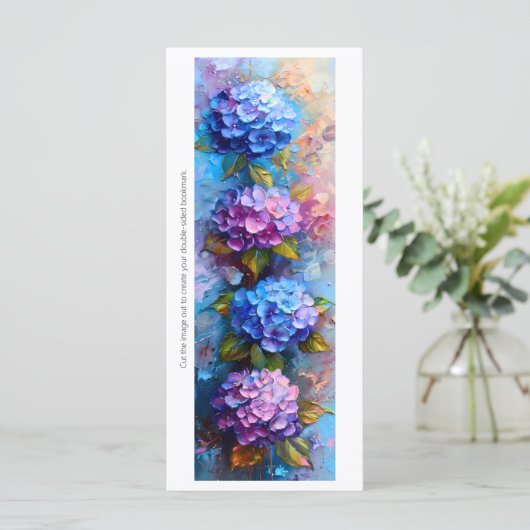 Erstellen Sie Ihr eigenes rosa blaues Hydrangeas-L (Stehend Vorderseite)