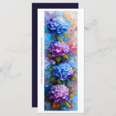 Erstellen Sie Ihr eigenes rosa blaues Hydrangeas-L (Vorne/Hinten)