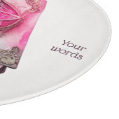 Erstellen Sie Ihr eigenes rosa Pentagramm Grimoire Schneidebrett (Ecke)