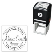 Erstellen Sie Ihr eigenes Round-Script-Logo Permastempel (Beispiel)