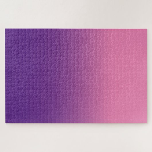 Erstellen Sie Ihr eigenes Royal Lila Ombre Puzzle (Horizontal)