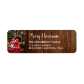 Erstellen Sie Ihr eigenes rustikales Foto Weihnach (Vorne)