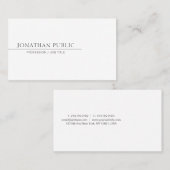 Erstellen Sie Ihr eigenes sauberes, stilvolles Des Visitenkarte (Vorne/Hinten)