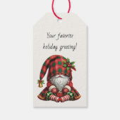 Erstellen Sie Ihr eigenes schlankes Weihnachtsfest Geschenkanhänger (Rückseite)