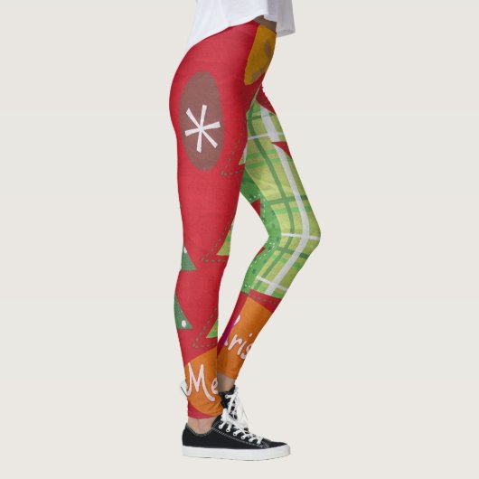 Erstellen Sie Ihr eigenes schönes Weihnachtsbaumde Leggings (Rechts)