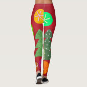 Erstellen Sie Ihr eigenes schönes Weihnachtsbaumde Leggings (Rückseite)