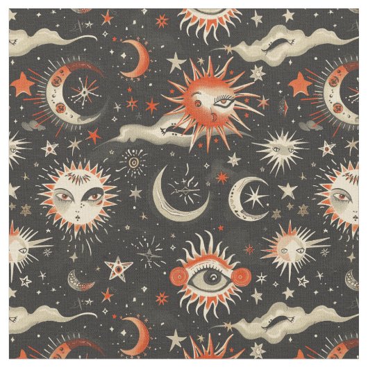 Erstellen Sie Ihr eigenes schwarz-orangefarbenes H Stoff (Nahaufnahme)