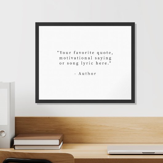 Erstellen Sie Ihr eigenes Schwarz-Weiß-Angebot Poster