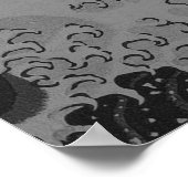 Erstellen Sie Ihr eigenes schwarz-weiß-großes Wave Poster (Ecke)