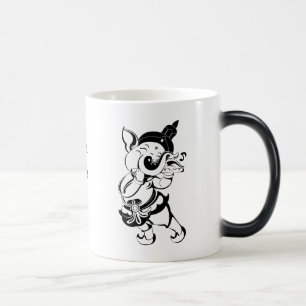 Erstellen Sie Ihr eigenes schwarzes Ganesh-Flut Verwandlungstasse