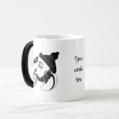 Erstellen Sie Ihr eigenes schwarzes Ganesh-Profil Verwandlungstasse (Vorderseite Links)