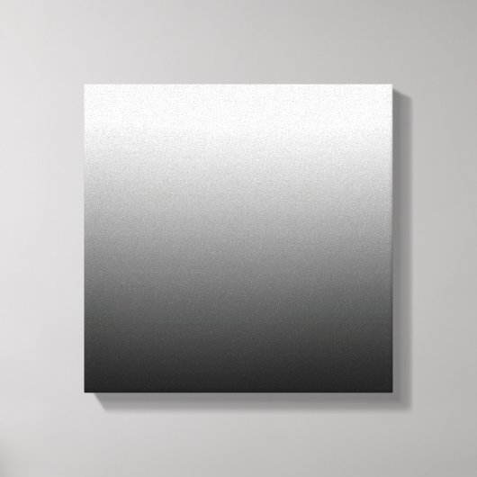 Erstellen Sie Ihr eigenes schwarzes Ombre Leinwanddruck (Vorderseite)