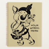 Erstellen Sie Ihr eigenes schwarzes und goldenes G Planer (Vorderseite)