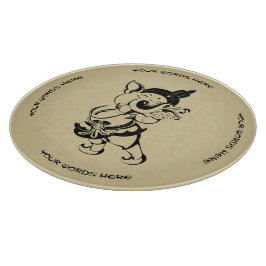 Erstellen Sie Ihr eigenes schwarzes und goldenes G Schneidebrett