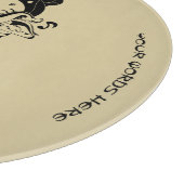 Erstellen Sie Ihr eigenes schwarzes und goldenes G Schneidebrett (Ecke)