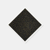 Erstellen Sie Ihr eigenes schwarzes und goldenes G Serviette (Ecke)