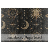 Erstellen Sie Ihr eigenes schwarzes und goldenes z Schneidebrett (Vorderseite)