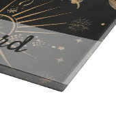 Erstellen Sie Ihr eigenes schwarzes und goldenes z Schneidebrett (Ecke)