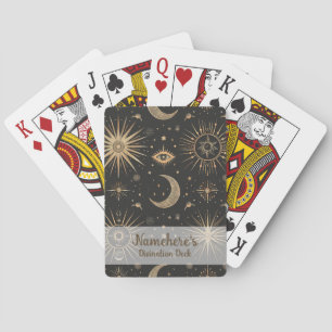 Erstellen Sie Ihr eigenes schwarzes und goldenes z Spielkarten