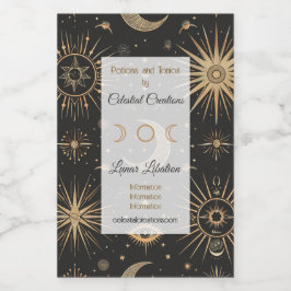 Erstellen Sie Ihr eigenes schwarzes und goldenes z Weinetikett