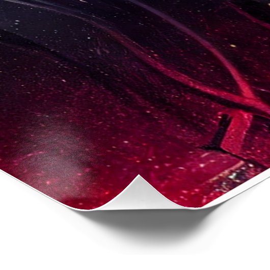 Erstellen Sie Ihr eigenes Schwein im Weltraum-Astr Poster (Ecke)