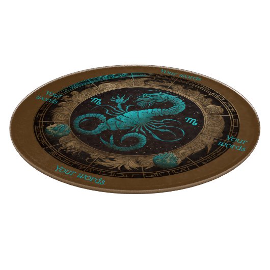 Erstellen Sie Ihr eigenes Scorpio Altar-Board Schneidebrett (Ecke)