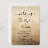 Erstellen Sie Ihr eigenes Sepia Vintages altmodisc Einladung (Vorderseite)