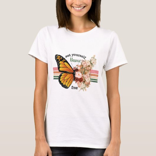 Erstellen Sie Ihr eigenes Set, ohne Schmetterling. T-Shirt (Vorderseite)