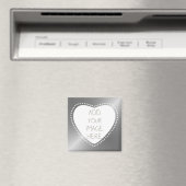 Erstellen Sie Ihr eigenes Silberherz Magnet (In Situ (Geschirrspüler))