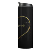 Erstellen Sie Ihr eigenes Silver & Gold Schmetterl Thermosbecher (Nach rechts gedreht)