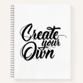 Erstellen Sie Ihr eigenes Sketchbook-Notebook Notizblock (Vorderseite)