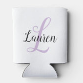 Erstellen Sie Ihr eigenes Skript Mit Monogramm, An Dosenkühler (Rückseite)