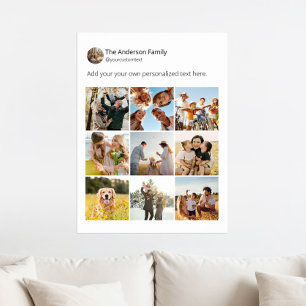 Erstellen Sie Ihr eigenes Social Media Foto Collag Poster