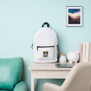 Erstellen Sie Ihr eigenes Sohn-Foto Benutzerdefini Bedruckter Rucksack