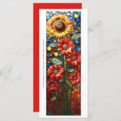 Erstellen Sie Ihr eigenes Sonnenblumenmosaik-Lesez (Vorne/Hinten)