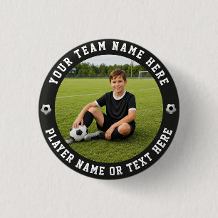 Erstellen Sie Ihr eigenes Sport-Fußballteam-Foto Button