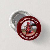 Erstellen Sie Ihr eigenes Sportteam-Foto Button (Vorne & Hinten)