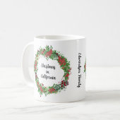 Erstellen Sie Ihr eigenes Staat Land Foto Weihnach Kaffeetasse (Vorderseite Links)