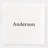 Erstellen Sie Ihr eigenes Standard-Abendessen Serviette (Vorderseite)