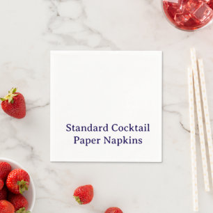 Erstellen Sie Ihr eigenes Standard-Cocktail-Papier Serviette
