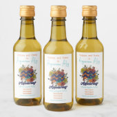 Erstellen Sie Ihr eigenes Starry Floral Aquarius Weinetikett (Flaschen)