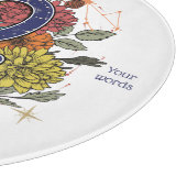 Erstellen Sie Ihr eigenes Starry Floral Leo Altar Schneidebrett (Ecke)