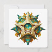 Erstellen Sie Ihr eigenes Steampunkschloss Snowfla Einladung (Vorderseite)