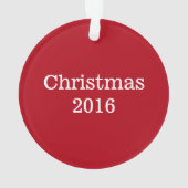 Erstellen Sie Ihr eigenes stilvolles und Niedliche Ornament (Rückseite)