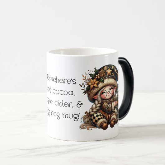 Erstellen Sie Ihr eigenes süßes zauberhaftes Weihn Verwandlungstasse (VorderseiteRechts)