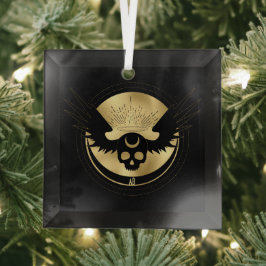 Erstellen Sie Ihr eigenes Tarot für den Arkanismus Ornament Aus Glas