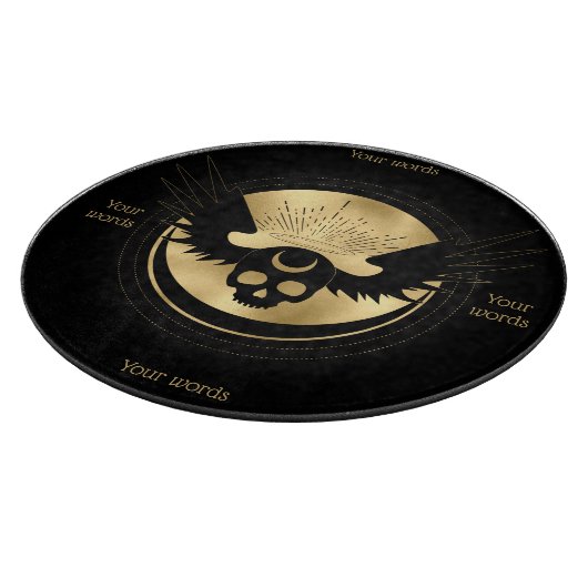 Erstellen Sie Ihr eigenes Tarot für den Arkanismus Schneidebrett (Ecke)